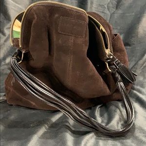 Kate Spade brown suede bag
